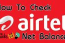 How To Check Airtel Net Balance